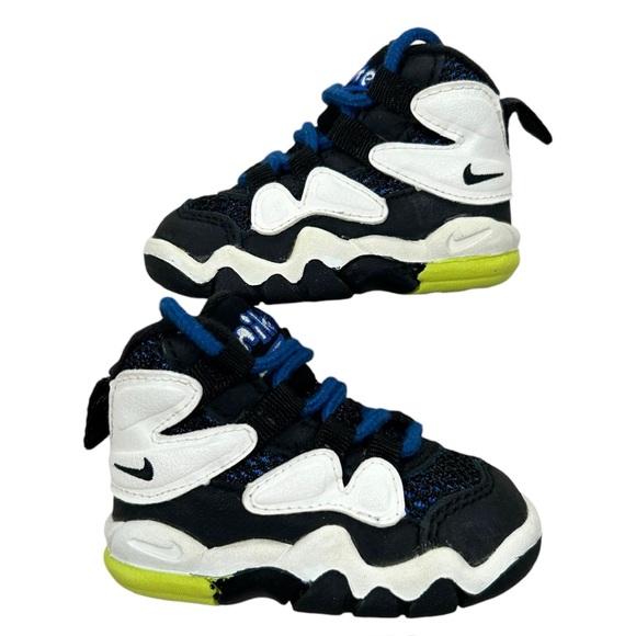 Vintage 90s Nike Og Air Max Uptempo Black Royal Blue 1994